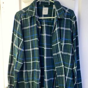 CHAPS Green Flannel
